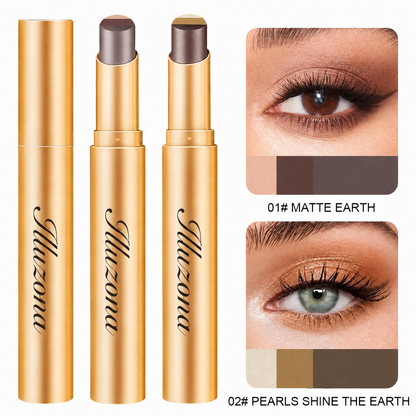 🎁🎉Last Day Buy 1 Get 1 Free Illuzona 3-in-1 Eyeshadow, Eyeliner & Lip Oil Trio