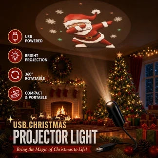 Plug-and-Play HD Holiday Projector, Multi-Scene Projection Light for Christmas, Halloween &Faith-Themed Decor
