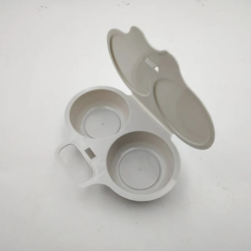 🎁 BUY 1 GET 1 FREE! Microwave Egg Poacher – 2 Eggs in Minutes, No Pan & Easy Cleanup 🍳⚡