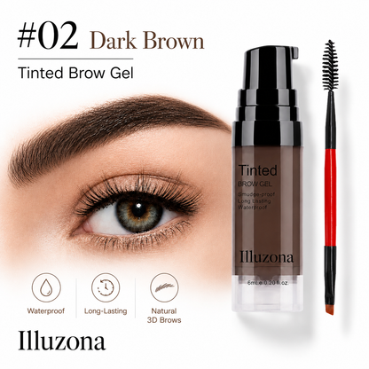🔥Last Day Buy 1 Get 1 Free Illuzona 3D Waterproof Tinted Eyebrow Gel
