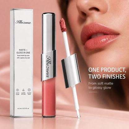 ✨Last Day Buy 1 Get 1 Free Illuzona Dual-Ended Velvet Matte & Glossy Liquid Lipstick