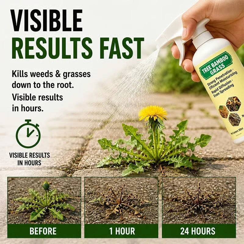2026 SALE - Fast-ActingNatural Weed & Grass KillerSpray