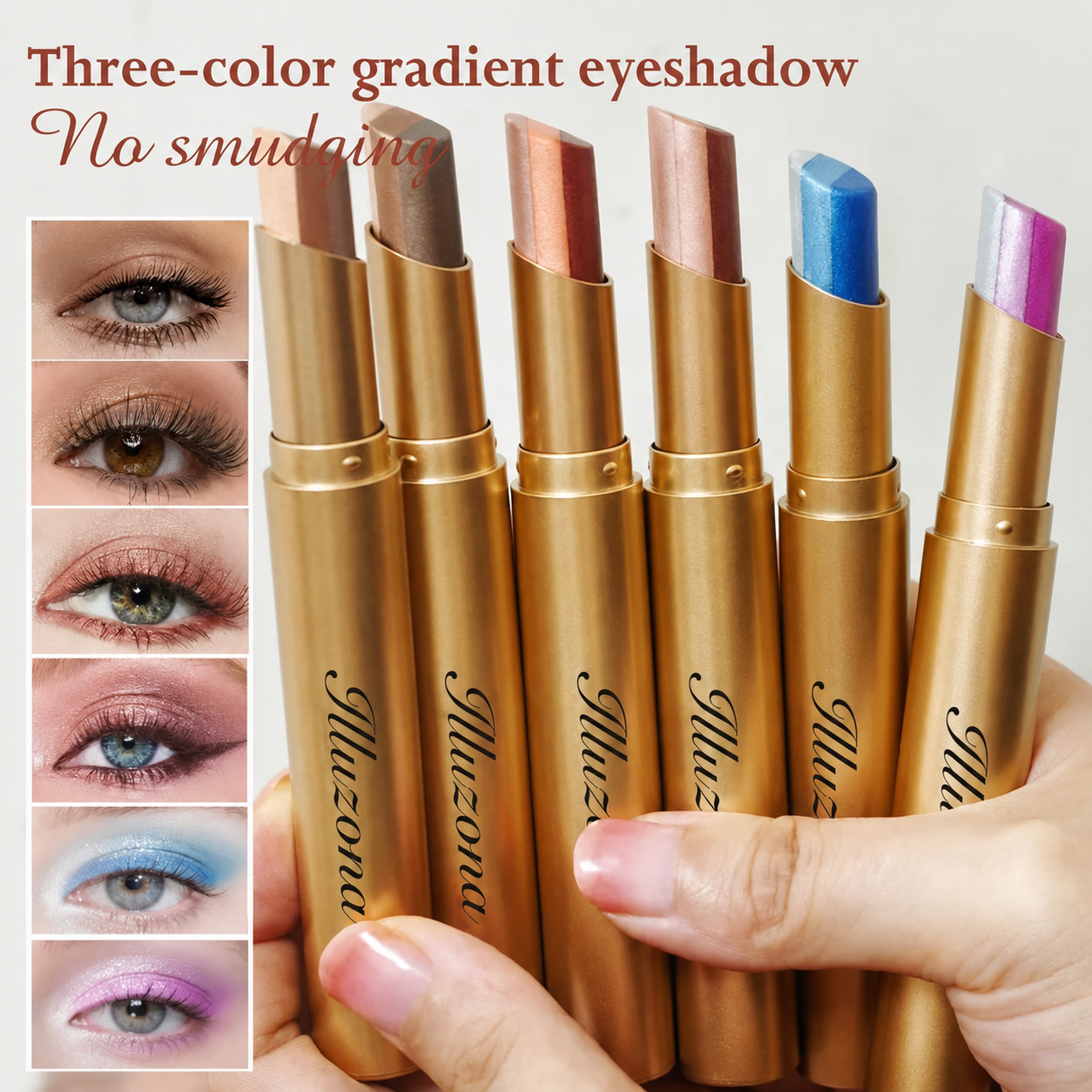 🎁🎉Last Day Buy 1 Get 1 Free Illuzona 3-in-1 Eyeshadow, Eyeliner & Lip Oil Trio
