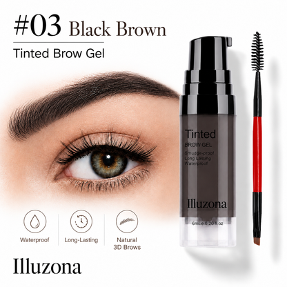 🔥Last Day Buy 1 Get 1 Free Illuzona 3D Waterproof Tinted Eyebrow Gel