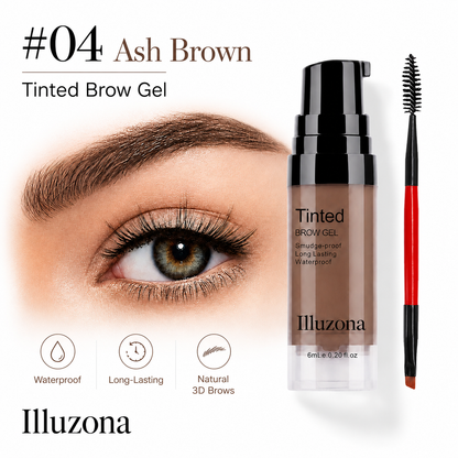 🔥Last Day Buy 1 Get 1 Free Illuzona 3D Waterproof Tinted Eyebrow Gel