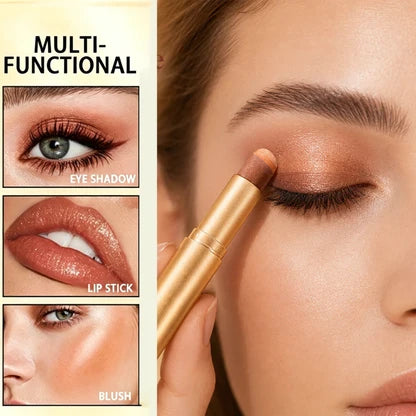 🎁🎉3-in-1 Eyeshadow Stick -Waterproof Long-Wear Shimmer Eye Make up