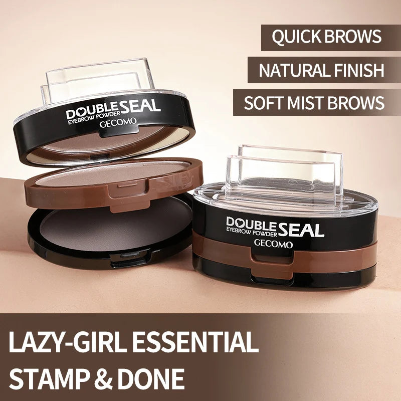 🔥 LAST DAY: BUY 1 GET 1 FREE 🌸 2-Color Waterproof Brow Stamp Kit for Quick, Natural-Looking Brows