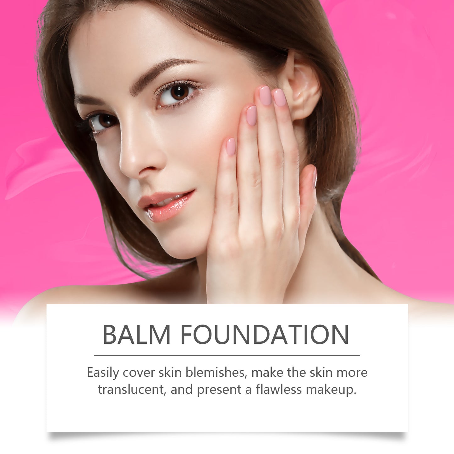 🎁 Buy One, Get One Free | Illuzona Beauty Peptide Bounce Balm Foundation + Precision Brush ✨