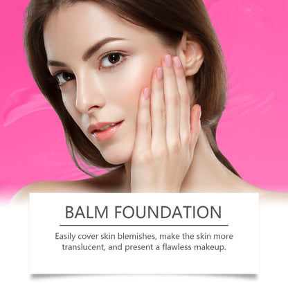 🎁 Buy One, Get One Free | Illuzona Beauty Peptide Bounce Balm Foundation + Precision Brush ✨