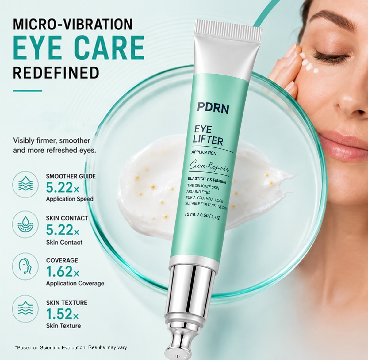 #Buy 1 Get 1 Free✨1 Viral PDRN Micro-Vibration Eye Applicator Cream