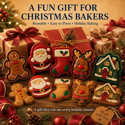 🔥Only $7.99 Last Day Promotion!✨ 🎄16-Design Christmas Mini Pie Mold Collection 🥧