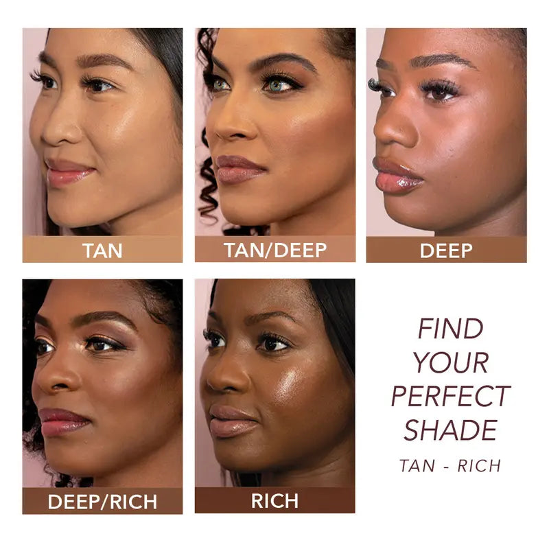 🎁 Buy One, Get One Free | Illuzona Beauty Peptide Bounce Balm Foundation + Precision Brush ✨