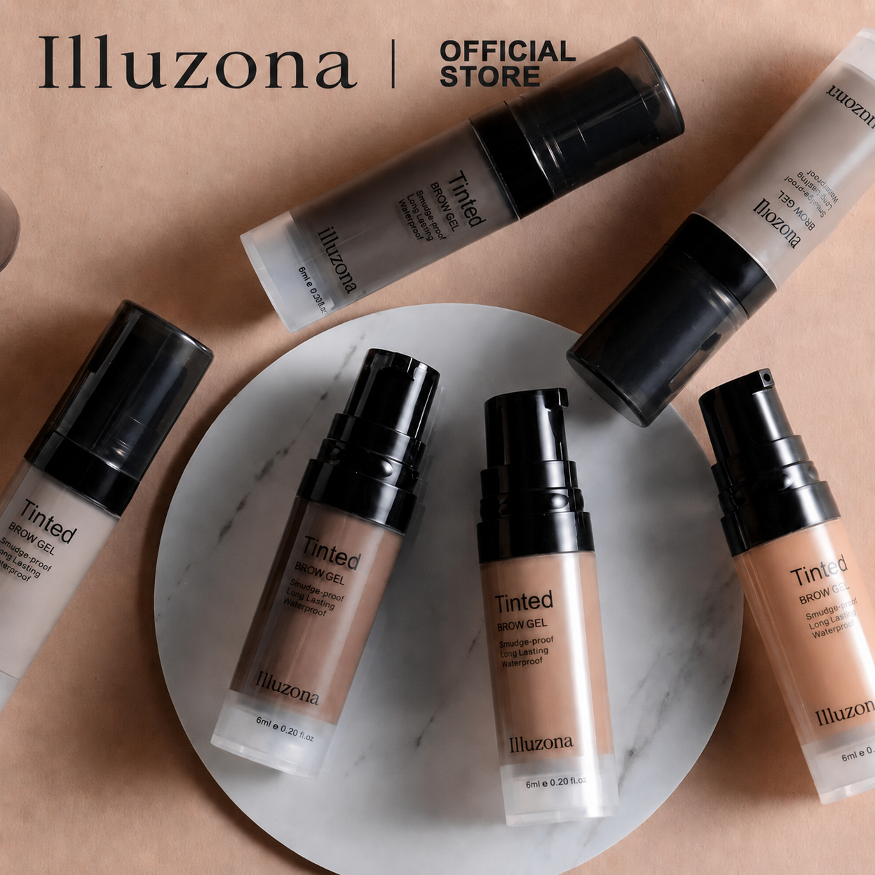 🔥Last Day Buy 1 Get 1 Free Illuzona 3D Waterproof Tinted Eyebrow Gel