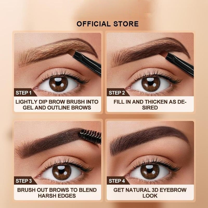 🔥Last Day Buy 1 Get 1 Free Illuzona 3D Waterproof Tinted Eyebrow Gel