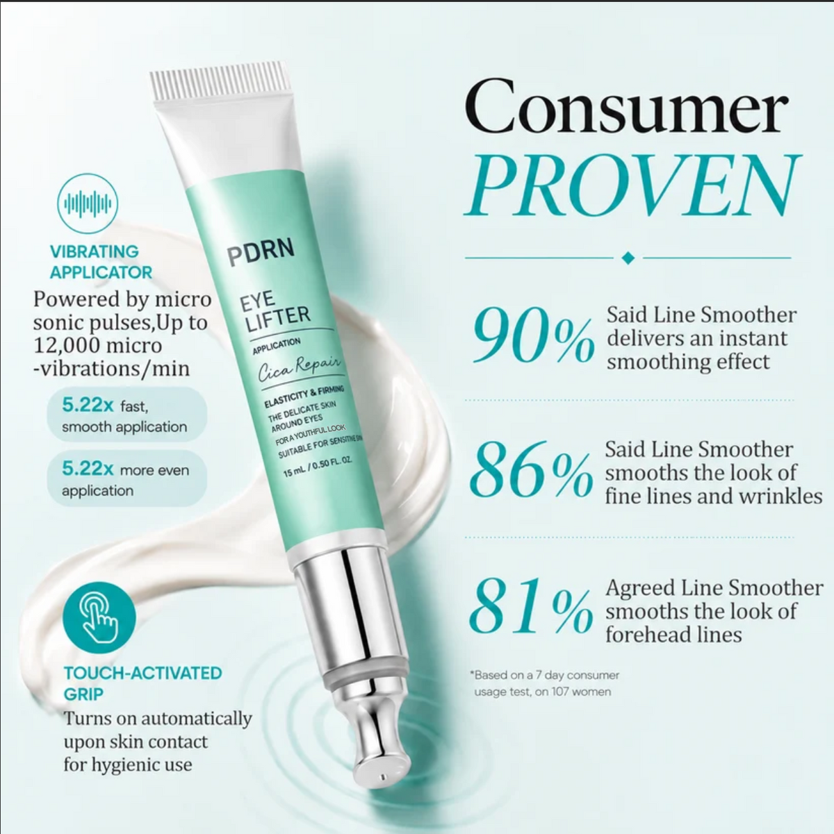 #Buy 1 Get 1 Free✨1 Viral PDRN Micro-Vibration Eye Applicator Cream