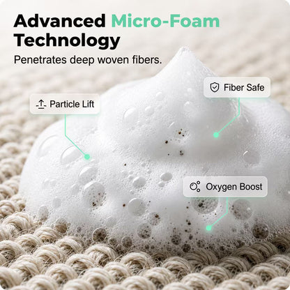 🔥Limited Time Promotion 50% OFF🔥Waterless Carpet Foam Stain Remover with Towel