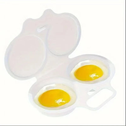 🎁 BUY 1 GET 1 FREE! Microwave Egg Poacher – 2 Eggs in Minutes, No Pan & Easy Cleanup 🍳⚡