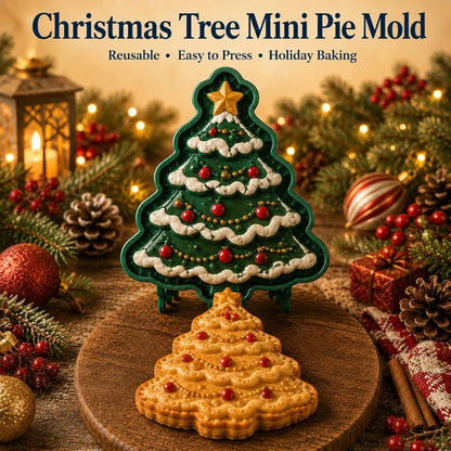 🔥Only $7.99 Last Day Promotion!✨ 🎄16-Design Christmas Mini Pie Mold Collection 🥧