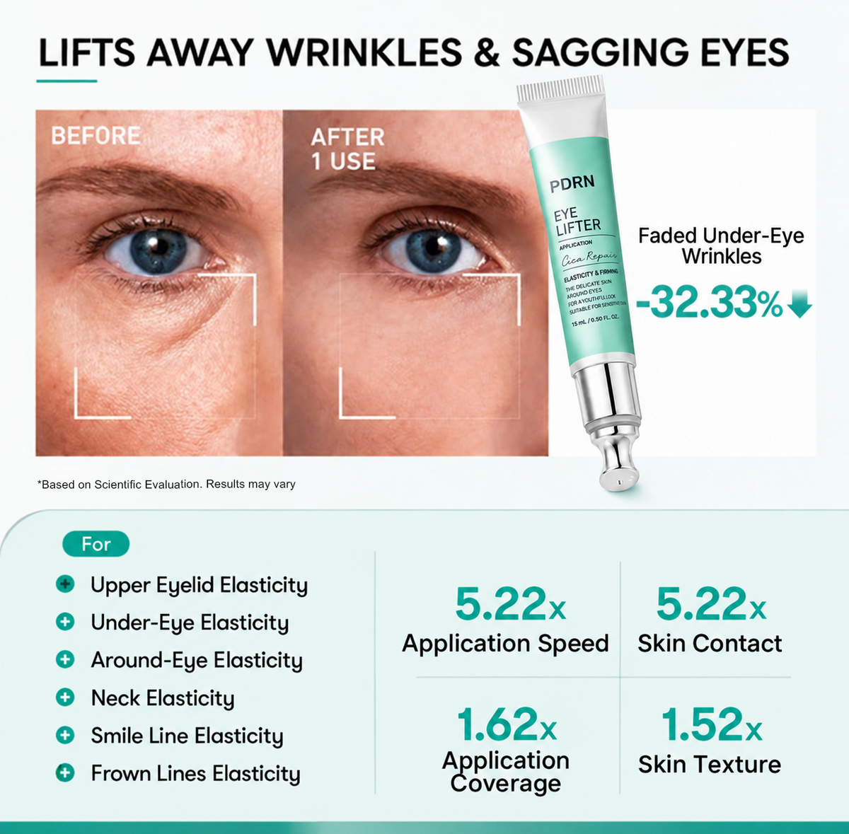 #Buy 1 Get 1 Free✨1 Viral PDRN Micro-Vibration Eye Applicator Cream