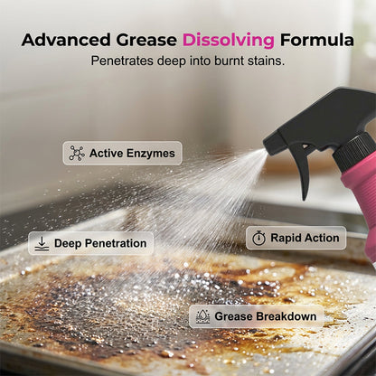 ⏰Buy 2 Get 1 Free⏳Fast-Acting Heavy-Duty Grill Degreaser Spray